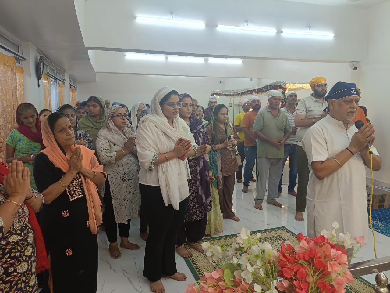 धन गुरु नानक दरबार बिलासपुर में 40 दिवसीय अखंड श्री जपजी साहिब पाठ के 11 दिन संपन्न