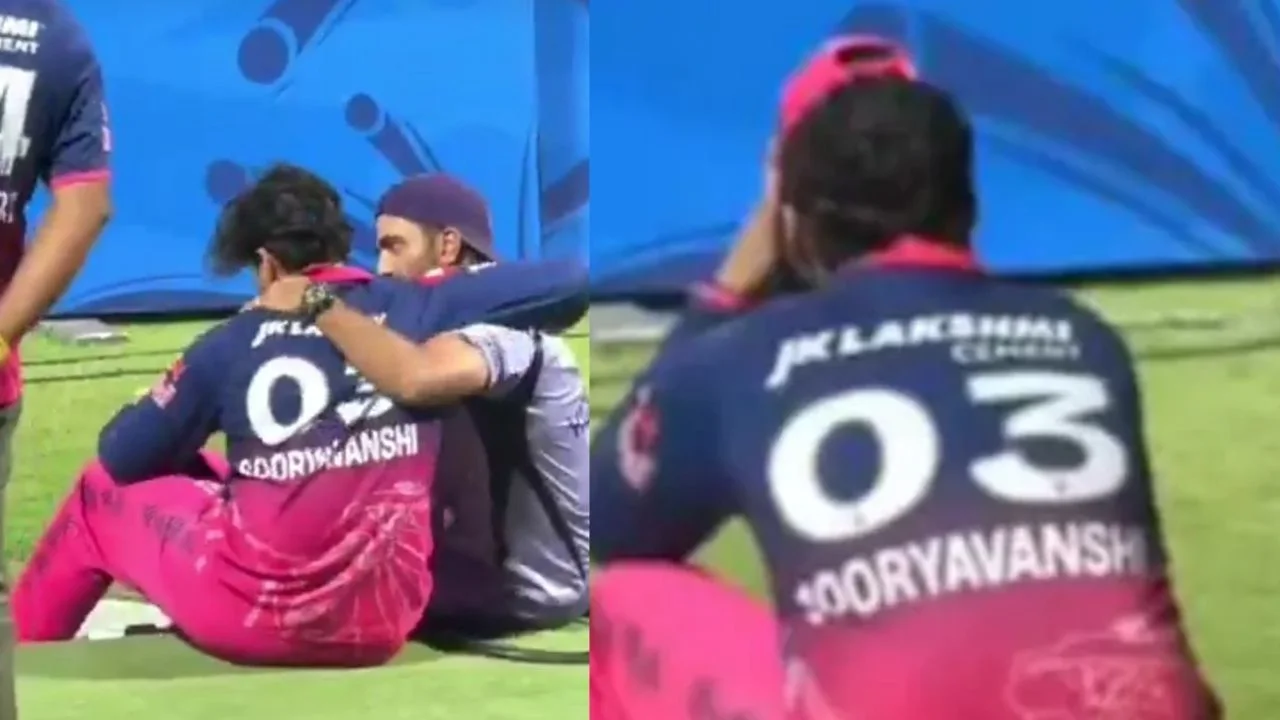 हार के बाद टूटे वैभव सूर्यवंशी: मैदान पर छलके आंसू, KKR ने दिखाई खेल भावना